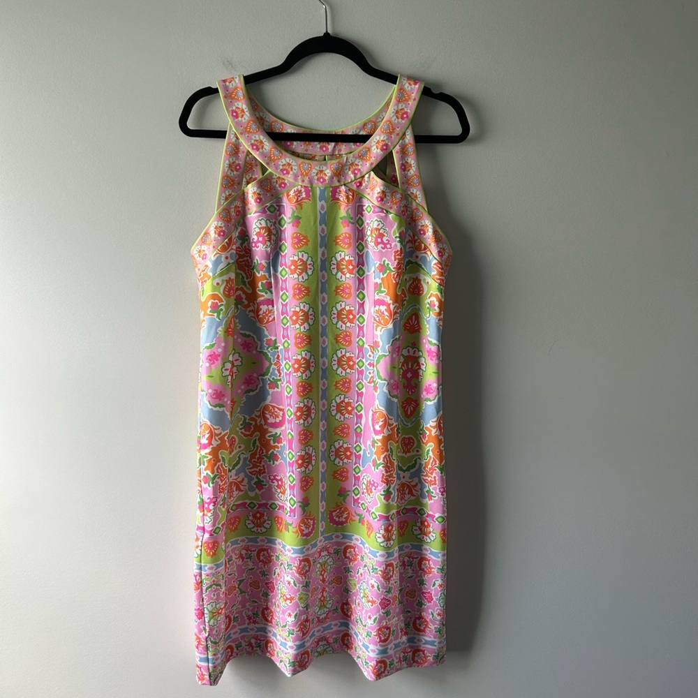 Gretchen Scott multi color sleeveless dress
